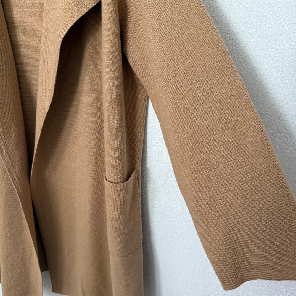 J.Crew New Women's Tan Wool Blend Knit Open Front Cardigan Size XXL - Picture 5 of 15